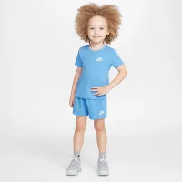 Nike Club Toddler Knit шорти комплект блакитний
