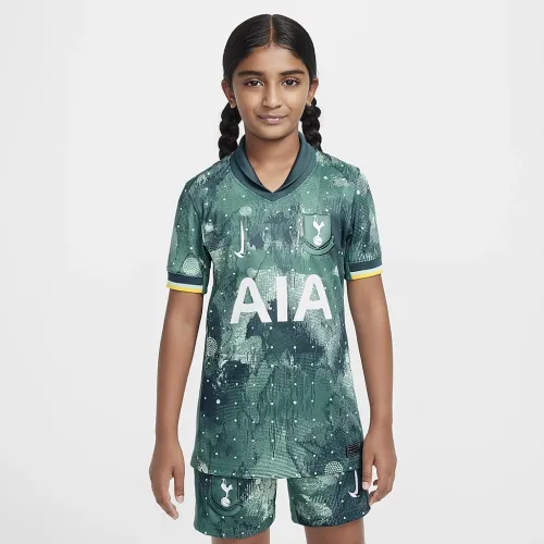 Tottenham Hotspur 2024/25 Stadium Third Big дитячі Nike Dri-FIT Soccer Replica Jersey колір зелений