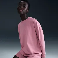 Nike Sportswear Essential женская оверсайз Long-Sleeve футболка Pink