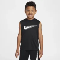 Nike Dri-FIT Little детские Multi Sleeveless Top цвет черный