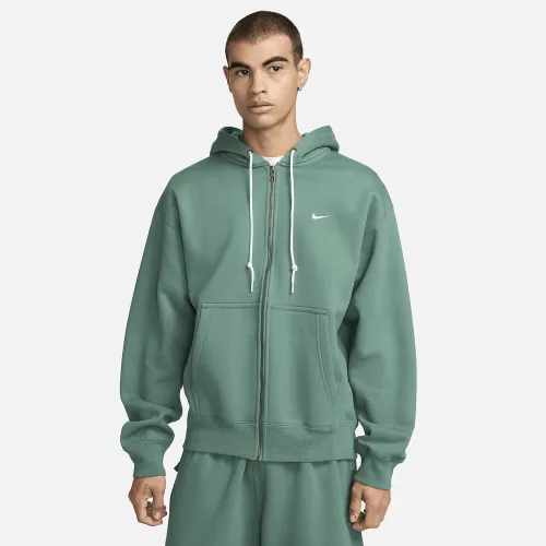 Nike Solo Swoosh чоловічі Full-Zip Толстовка з капюшоном колір зелений