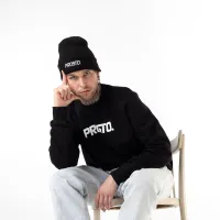 Кофта/футболка Prosto Klasyk Crewneck Yimello KL232MSWE1051 -  Черная