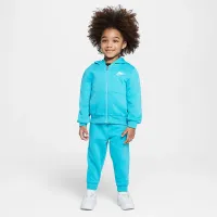 Nike Full-Zip Club комплект Toddler 2-Piece Толстовка з капюшоном комплект колір зелений