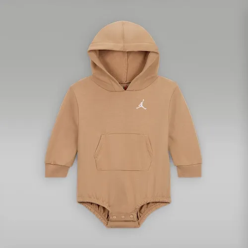 Nike Jordan Baby (0-9M) MJ Jumpman Hooded Creeper колір коричневий