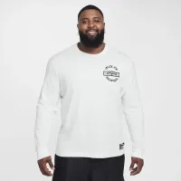 Nike LeBron мужские Max90 Long-Sleeve баскетбольные футболка цвет белый