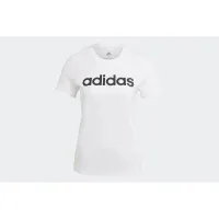 Футболка adidas Sportswear Loungwear Essentials Slim Logo GL0768 - Белая