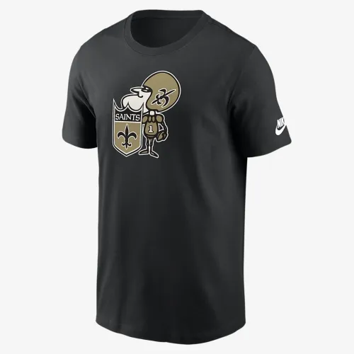 New Orleans Saints Rewind Logo Essential чоловічі Nike NFL футболка колір чорний