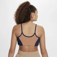 Nike Indy Girls' Sports Bra цвет коричневый