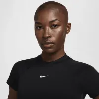 Nike Pro жіноча Dri-FIT Short-Sleeve Top колір чорний