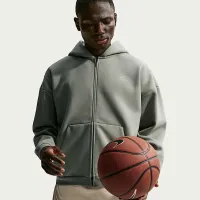 Nike Standard Issue мужские Therma-FIT Full-Zip баскетбольные Толстовка с капюшоном цвет серый