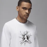 Nike Jordan Sport чоловічі Dri-FIT Long-Sleeve футболка колір білий