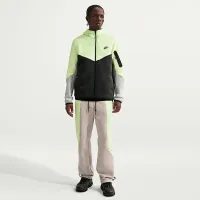 Nike Tech чоловічі Color-Block Open-Hem Fleece Pants колір коричневий