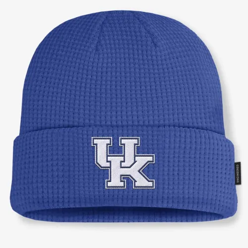 Kentucky Wildcats Sideline Terra мужские Nike College Cuffed Beanie синий