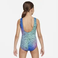 Nike Swim Doodle Big дитячі (Girls') U-Back One-Piece Swimsuit колір зелений