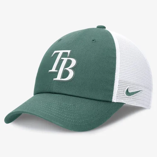Tampa Bay Rays Bicoastal Club чоловічі Nike MLB Trucker Adjustable Hat колір зелений