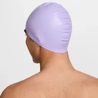 Nike Solid Силиконовый Swim Cap цвет фиолетовый