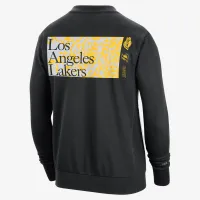 Los Angeles Lakers Standard Issue мужские Nike Dri-FIT NBA Crew-Neck свитшот цвет черный
