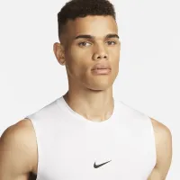 Nike Pro чоловічі Dri-FIT Tight Sleeveless Fitness Top колір білий