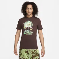Nike чоловічі баскетбольні футболка колір коричневий