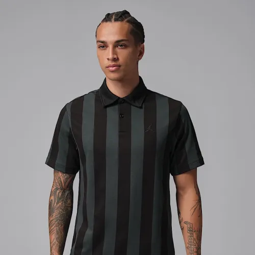 Nike Jordan Sport чоловічі Dri-FIT Printed для гольфу Polo колір чорний