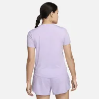 Nike One Classic женская Dri-FIT Short-Sleeve Top цвет фиолетовый