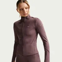Nike Swift женская Dri-FIT Full-Zip Mid-Layer Running Top цвет фиолетовый