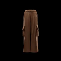 Nike Sportswear жіноча Low-Rise оверсайз French Terry Open-Hem Pants колір коричневий
