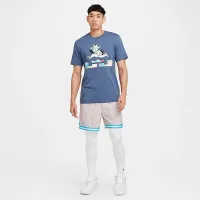 Nike LeBron мужские баскетбольные футболка синий