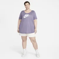 Nike Sportswear Essential женская Tunic (большие размеры) цвет фиолетовый