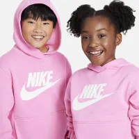 Nike Sportswear Club Fleece Big детские Толстовка с капюшоном Pink