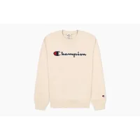 Кофта/футболка Champion Embroideцвет красный Script Logo свитшот 217061-YS015 - бежевая
