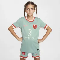 Atlético Madrid 2024/25 Stadium Away Big детские Nike Dri-FIT Soccer Replica Jersey цвет зеленый