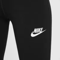 Nike Sportswear Classic Girls' З високою талією Flaколір червоний лосіни колір чорний