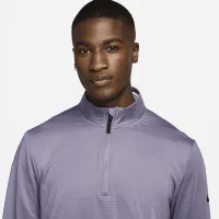 Nike Victory мужские Dri-FIT 1/2-Zip для гольфа Top цвет фиолетовый