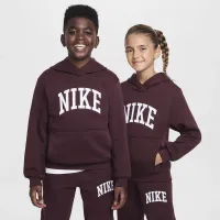 Nike Sportswear Club Fleece Big дитячі Толстовка з капюшоном колір червоний