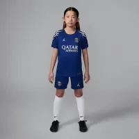 Nike Paris Saint-Germain 2024/25 Stadium Fourth Big дитячі Jordan Dri-FIT Soccer Replica Jersey блакитний