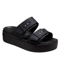 Шлёпанцы Crocs Brooklyn Buckle 207431-001 - Черные