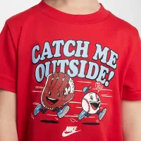 Nike Toddler Baseball футболка колір червоний