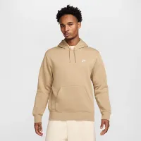 Nike Club мужские Pullover Fleece Толстовка с капюшоном цвет коричневый