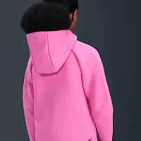 Nike Sportswear Tech Fleece Girls' Full-Zip Толстовка с капюшоном Pink