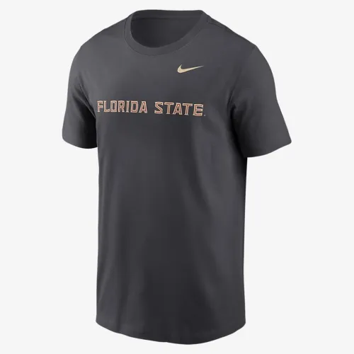 Florida State Seminoles Primetime Wordmark чоловічі Nike College футболка колір сірий