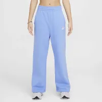 Nike Sportswear Club Fleece Girls' Wide-Leg Pants синий