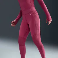 Nike Pro жіноча З високою талією лосіни колір фіолетовий