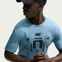 Nike чоловічі футболка блакитний