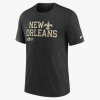 New Orleans Saints Overlap Lockup чоловічі Nike NFL футболка колір чорний