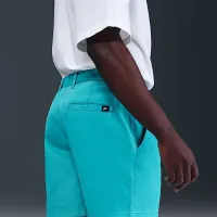 Nike Club мужские Washed Chino шорты цвет зеленый