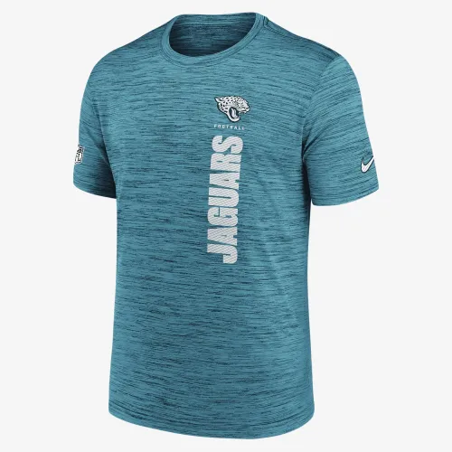 Jacksonville Jaguars Sideline Velocity чоловічі Nike Dri-FIT NFL футболка колір зелений