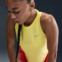Nike Swift жіноча Dri-FIT Running Tank Top Yellow
