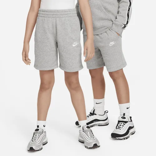 Nike Sportswear Club Fleece Big детские French Terry шорты цвет серый