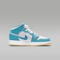 Nike Air Jordan 1 Mid Big Kids' взуття Blue